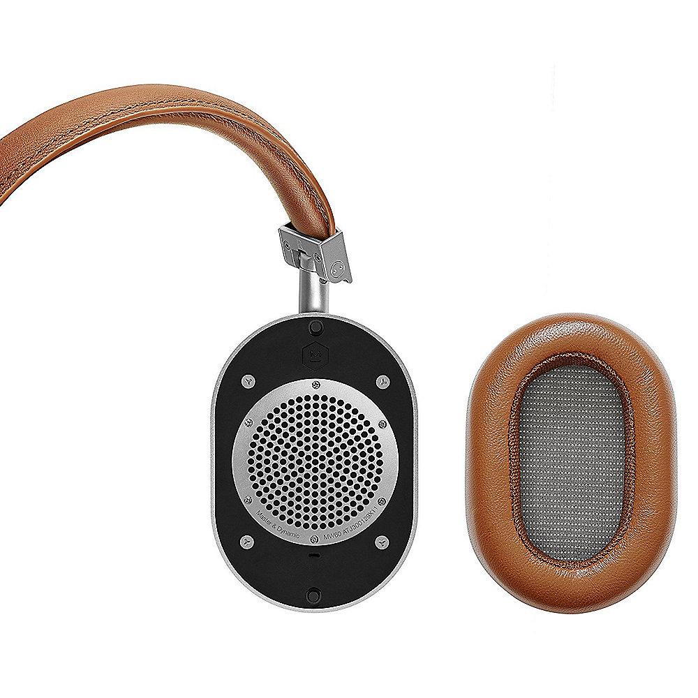 Master&Dynamic MW60 Kopfhörer Bluetooth Over-Ear Braun/Silber