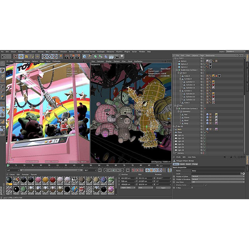Maxon Cinema 4D R20 Prime Lizenz Upgrade von C4D Prime R17