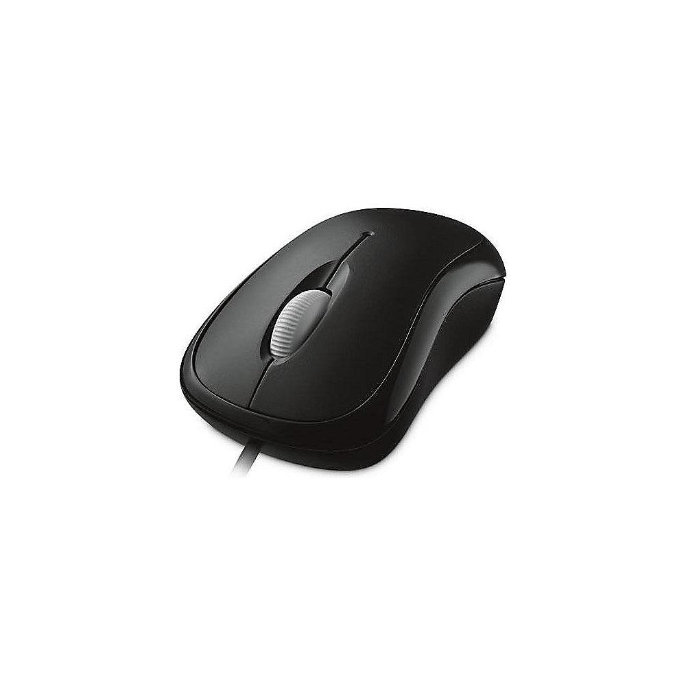 Microsoft Basic Optical Mouse USB Schwarz Bulk