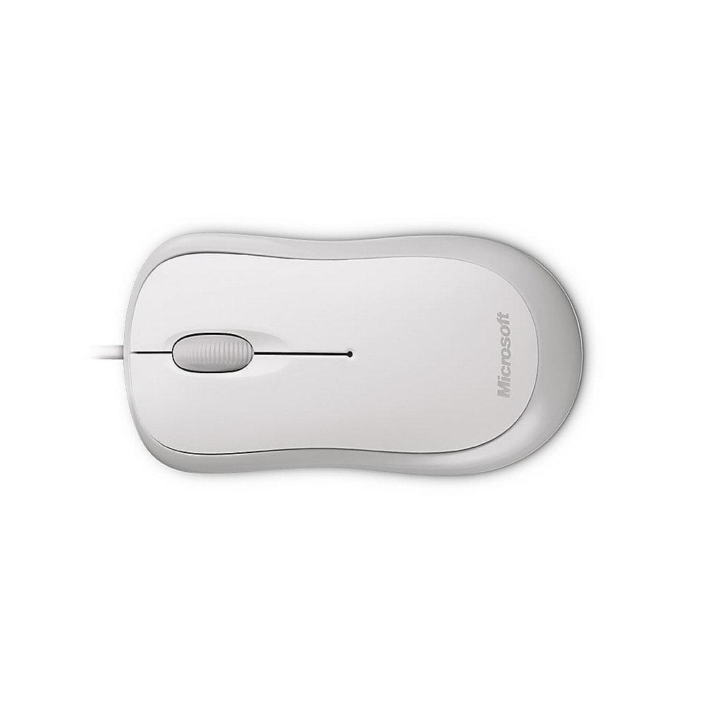 Microsoft Basic Optical Mouse USB Weiß, Microsoft, Basic, Optical, Mouse, USB, Weiß