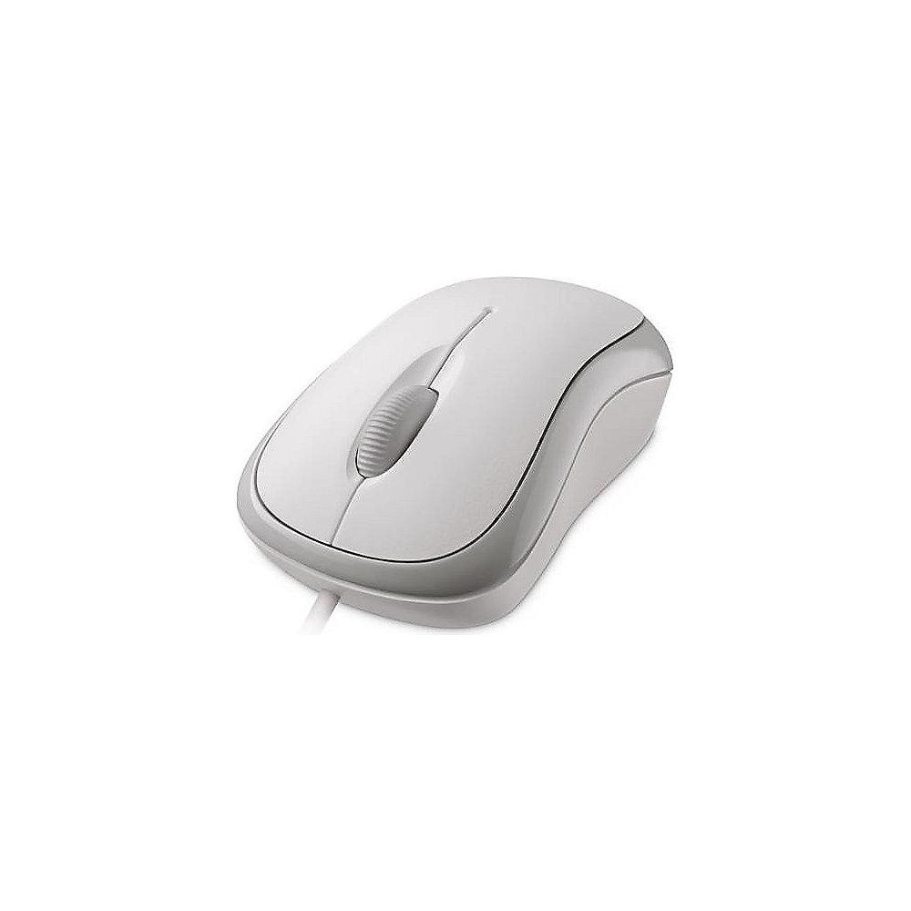 Microsoft Basic Optical Mouse USB Weiß Bulk