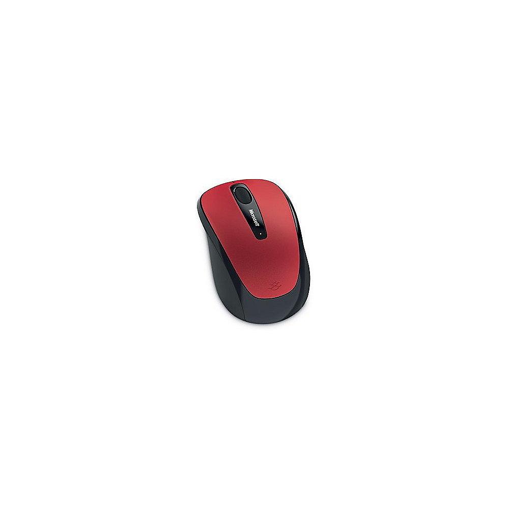 Microsoft Wireless Mobile Mouse 3500 Rot