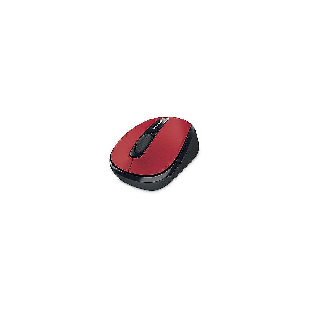 Microsoft Wireless Mobile Mouse 3500 Rot