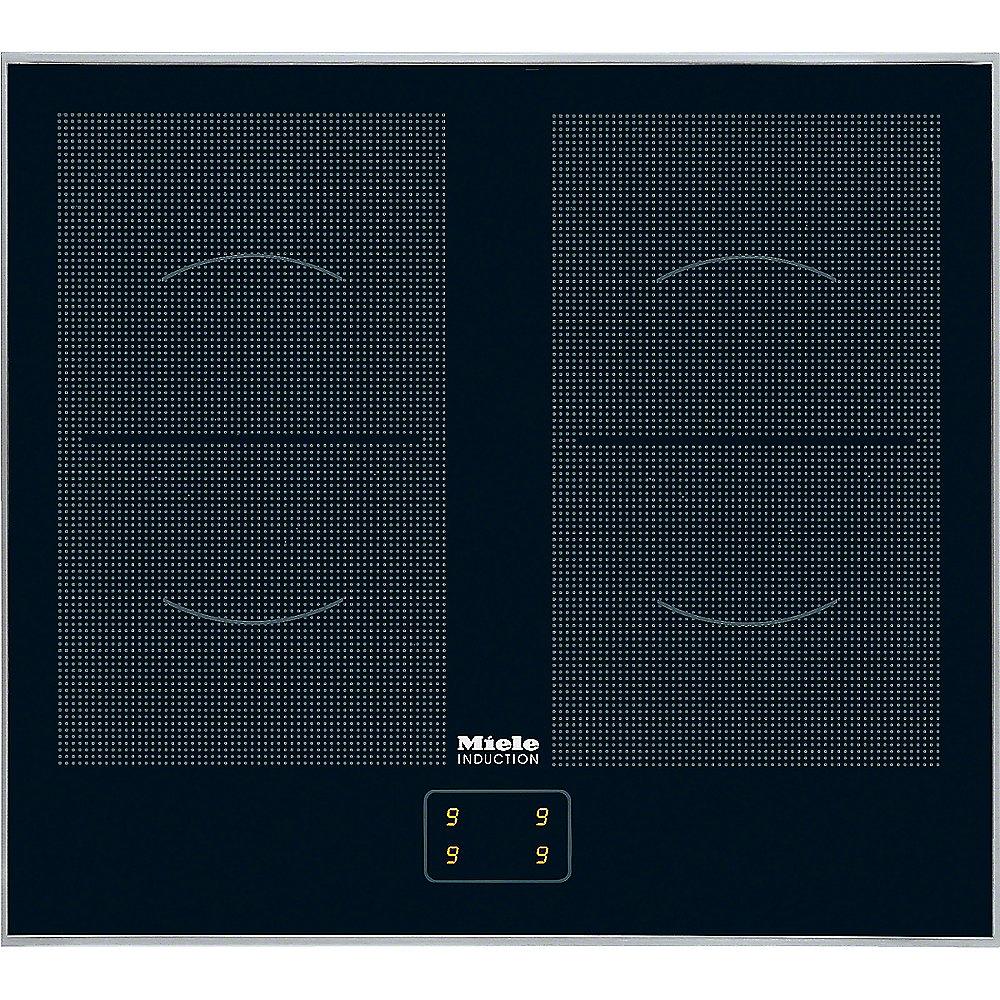 Miele KM 6093 Glaskeramik-Kombinations-Induktionskochfeld Edelstahl