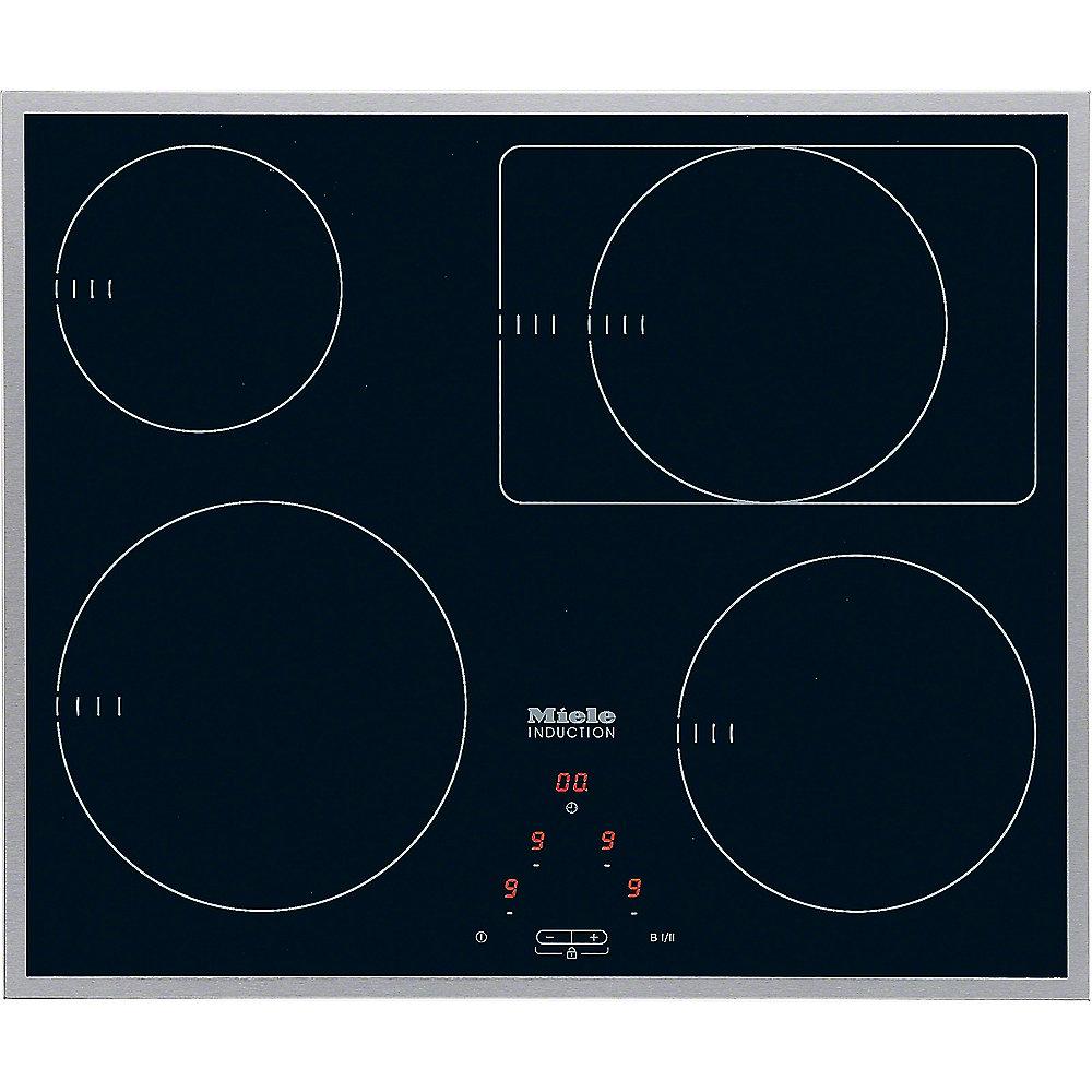 Miele KM 6117 Glaskeramik-Induktionskochfeld autark Edelstahl