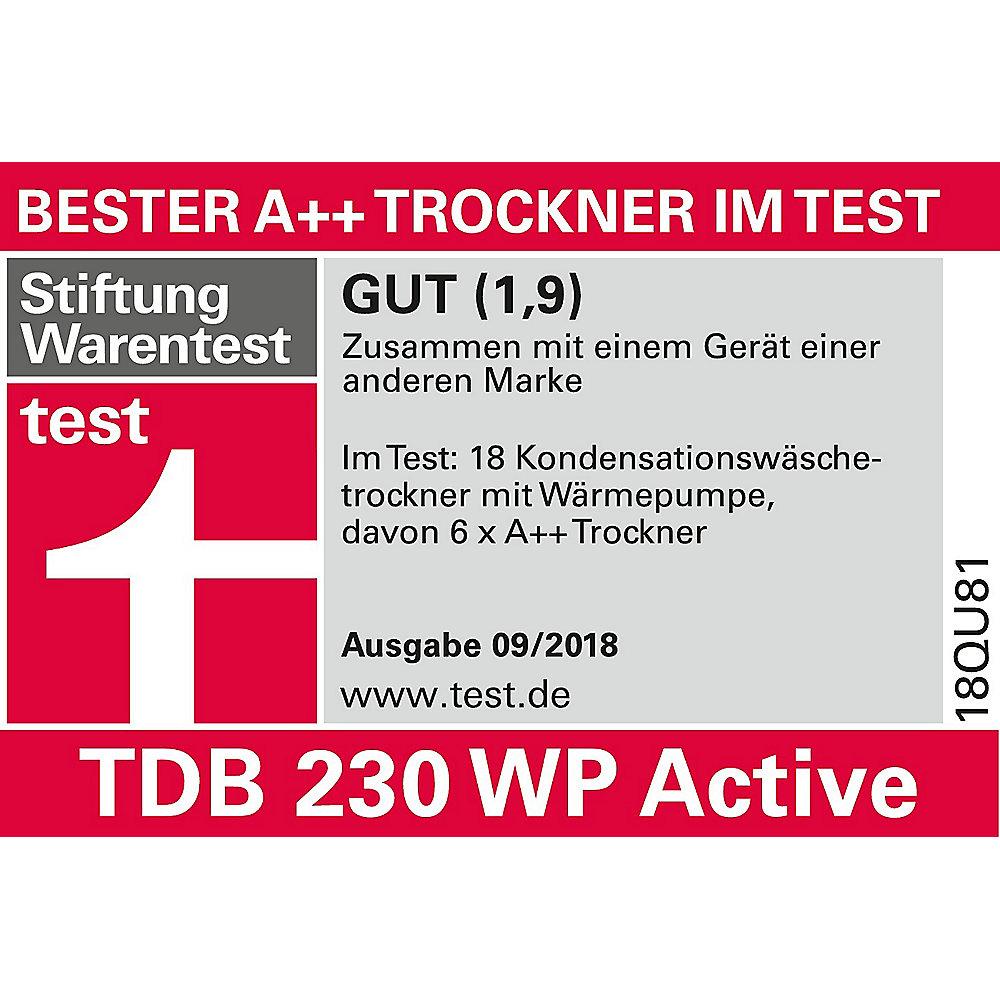 Miele TDB230WP Active Wärmepumpentrockner A   7kg Weiß, Miele, TDB230WP, Active, Wärmepumpentrockner, A, , 7kg, Weiß