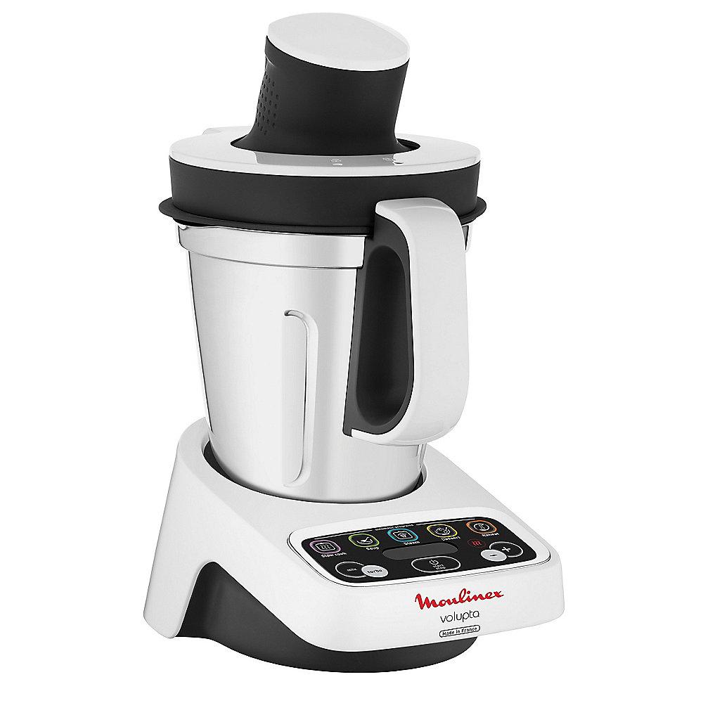 Moulinex HF4041 Küchenmaschine mit Kochfunktion VOLUPTA weiß