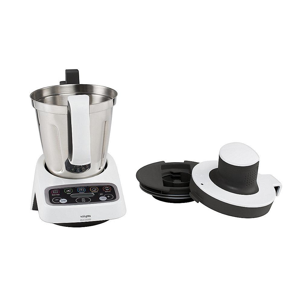 Moulinex HF4041 Küchenmaschine mit Kochfunktion VOLUPTA weiß