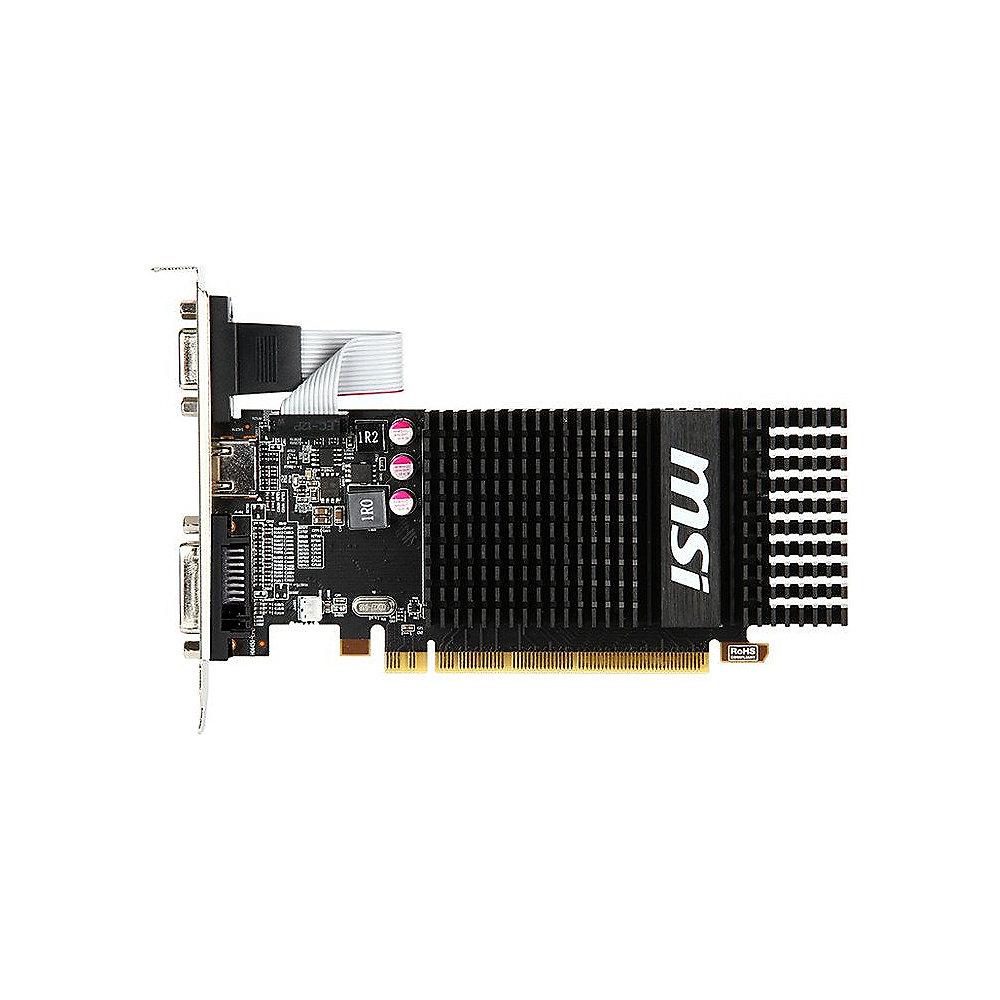 MSI AMD Radeon R5 230 1GB DDR3 DVI/HDMI/VGA Grafikkarte Passiv  Low Profile, MSI, AMD, Radeon, R5, 230, 1GB, DDR3, DVI/HDMI/VGA, Grafikkarte, Passiv, Low, Profile