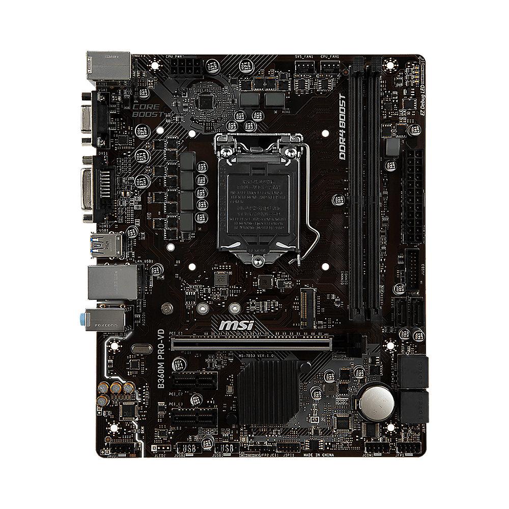 MSI B360M PRO-VD mATX Mainboard Sockel 1151 (Coffee Lake)