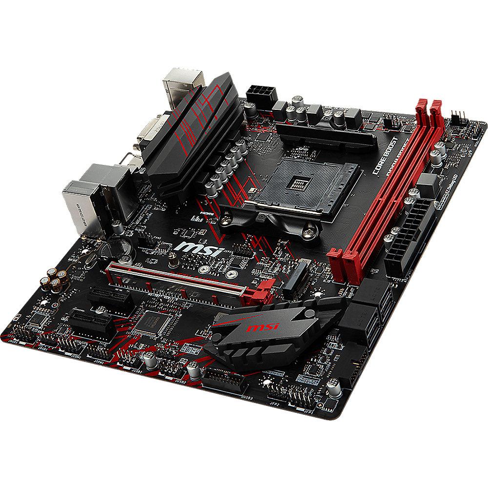 MSI B450M Gaming Plus mATX Mainboard Sockel AM4 M.2/DVI/HDMI/USB3.1