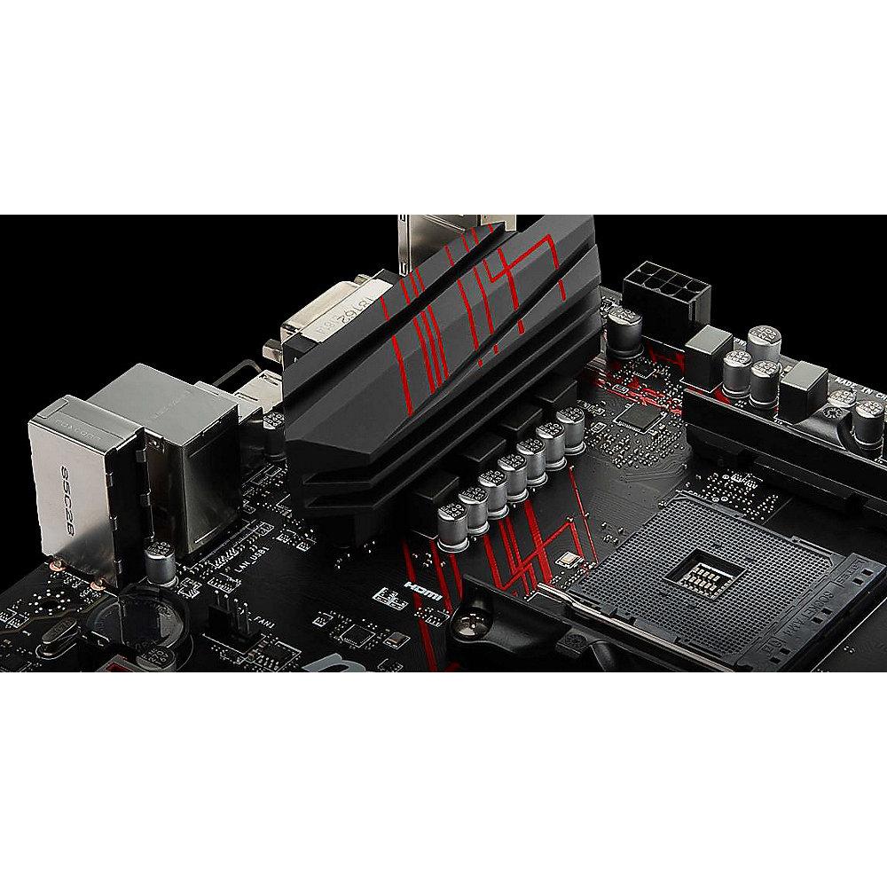 MSI B450M Gaming Plus mATX Mainboard Sockel AM4 M.2/DVI/HDMI/USB3.1