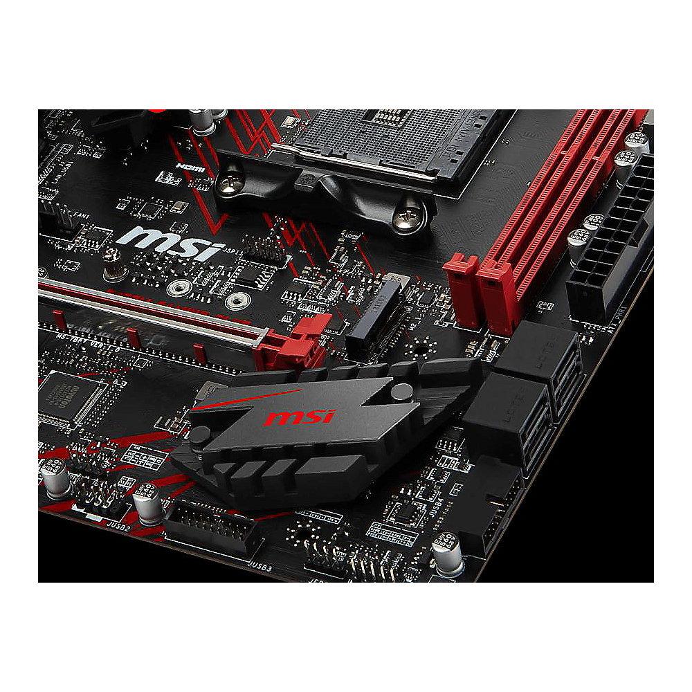 MSI B450M Gaming Plus mATX Mainboard Sockel AM4 M.2/DVI/HDMI/USB3.1