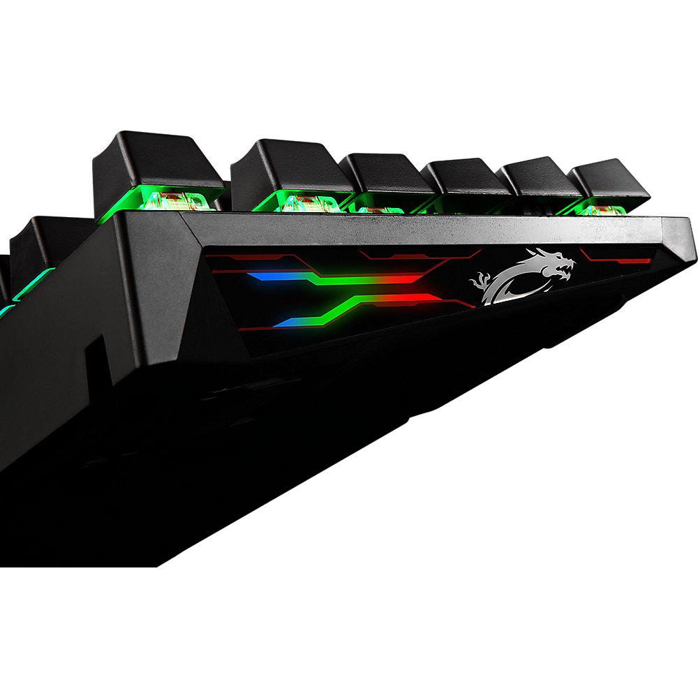 MSI Gaming Tastatur Vigor GK70 CR DE RGB LED Beleuchtung