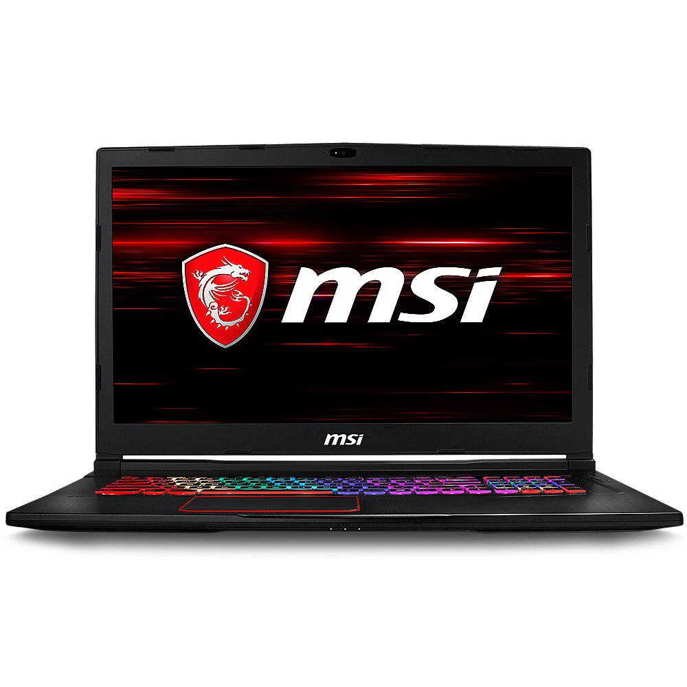 MSI GE73 8RF-008 Raider RGB 17,3"FHD i7-8750H 16GB/1TB 256GB SSD GTX1070 Win10
