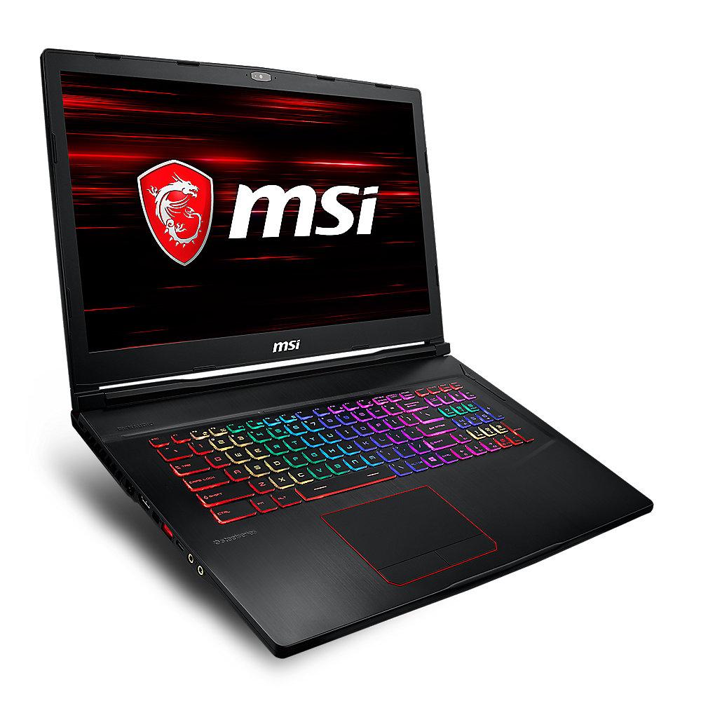 MSI GE73 8RF-008 Raider RGB 17,3"FHD i7-8750H 16GB/1TB 256GB SSD GTX1070 Win10