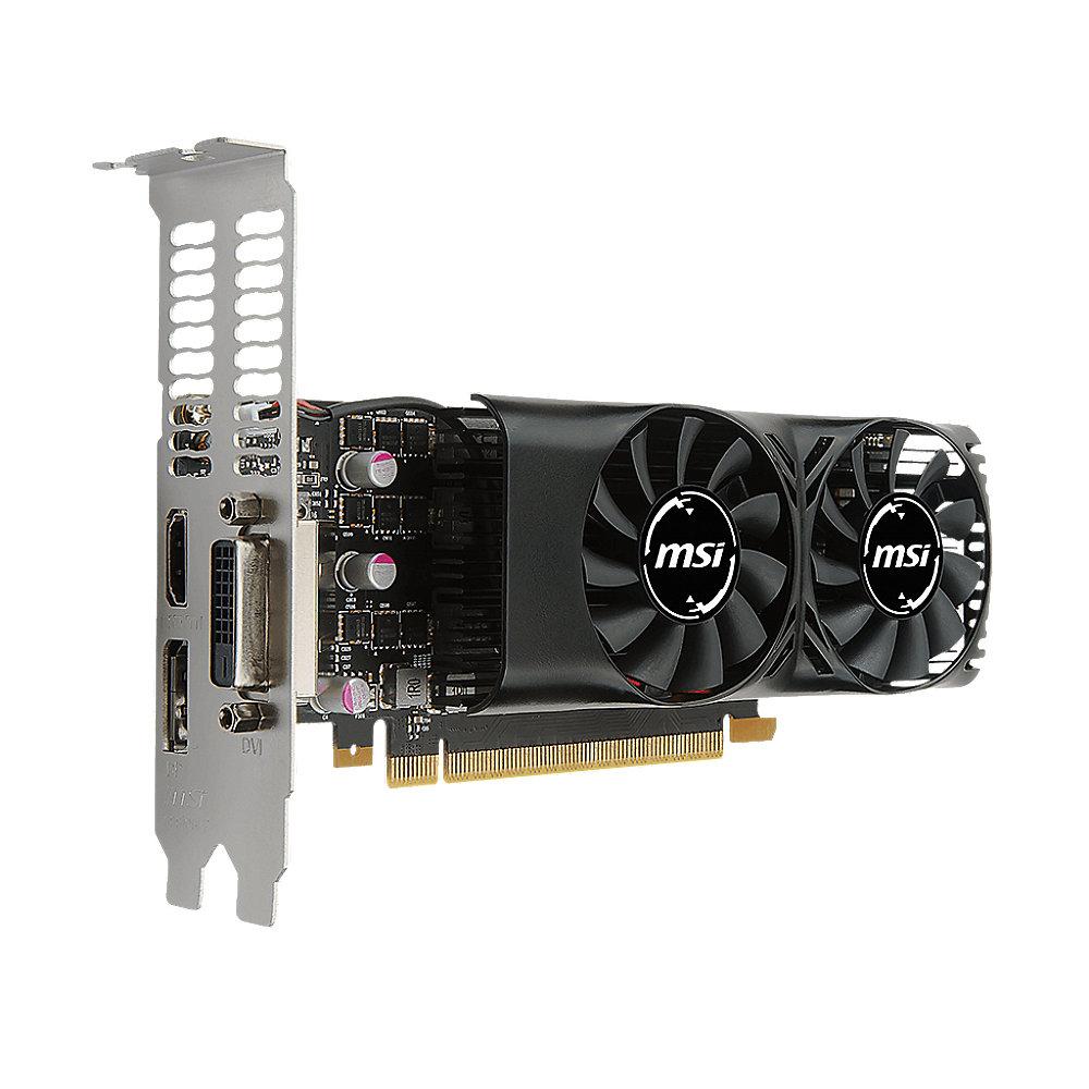 MSI GeForce GTX 1050 2GT LP 2GB GDDR5 DVI/HDMI/DP Grafikkarte