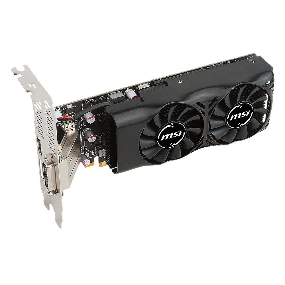 MSI GeForce GTX 1050 2GT LP 2GB GDDR5 DVI/HDMI/DP Grafikkarte, MSI, GeForce, GTX, 1050, 2GT, LP, 2GB, GDDR5, DVI/HDMI/DP, Grafikkarte