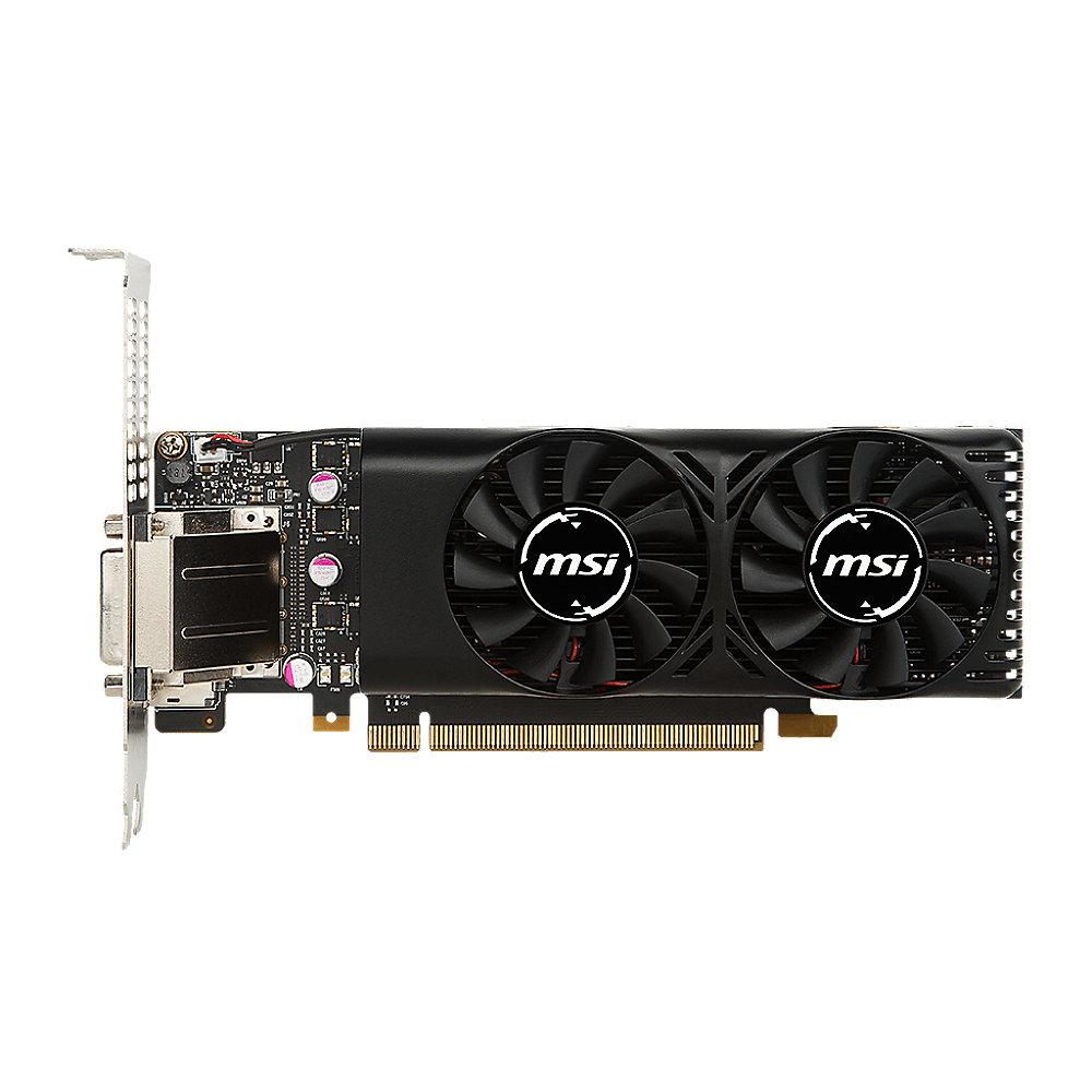 MSI GeForce GTX 1050 2GT LP 2GB GDDR5 DVI/HDMI/DP Grafikkarte, MSI, GeForce, GTX, 1050, 2GT, LP, 2GB, GDDR5, DVI/HDMI/DP, Grafikkarte