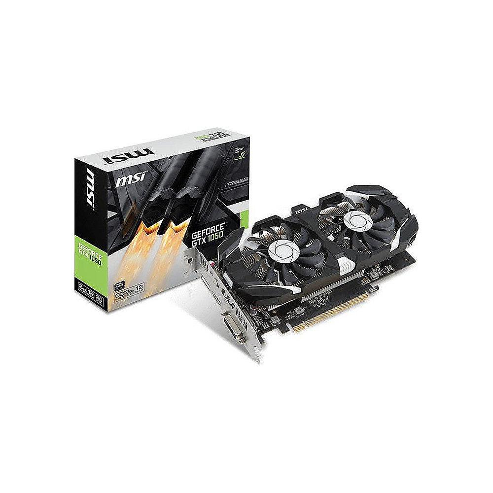 MSI GeForce GTX 1050 2GT OCV1 2GB GDDR5 DVI/HDMI/DP Grafikkarte