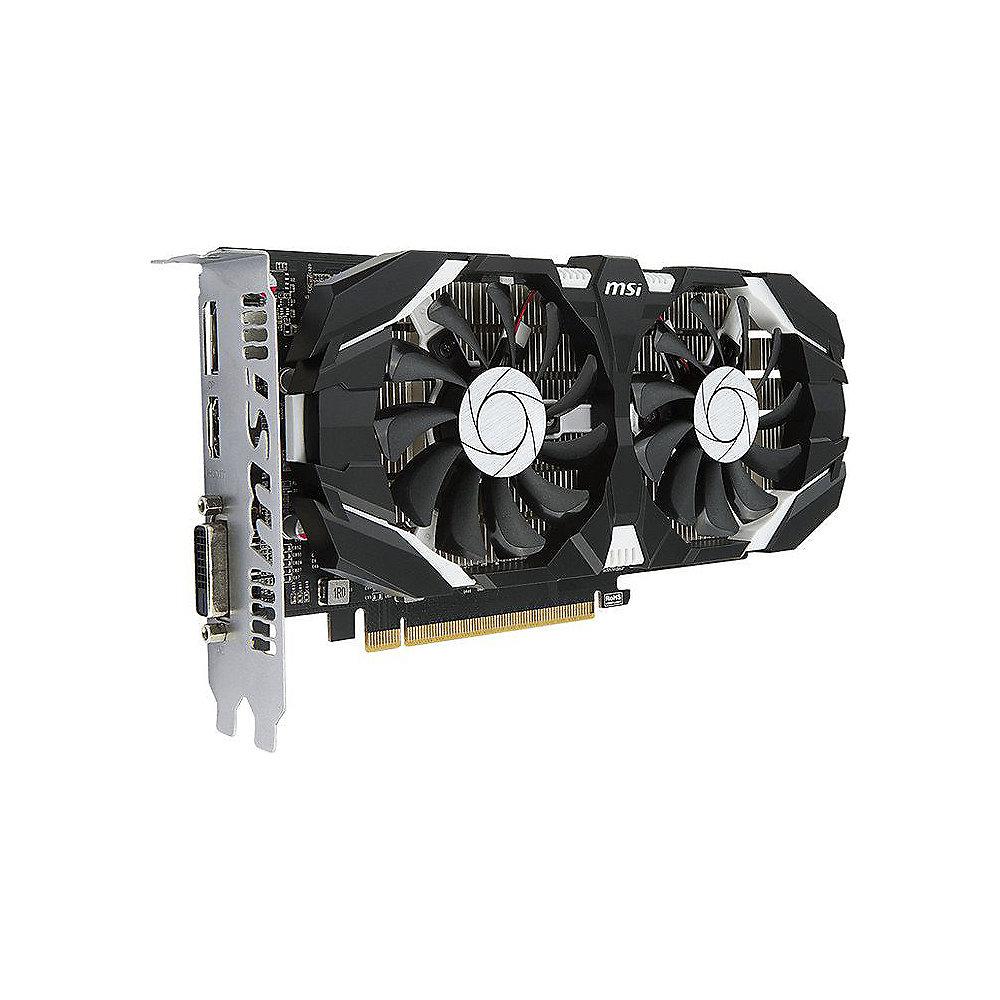 MSI GeForce GTX 1050 2GT OCV1 2GB GDDR5 DVI/HDMI/DP Grafikkarte