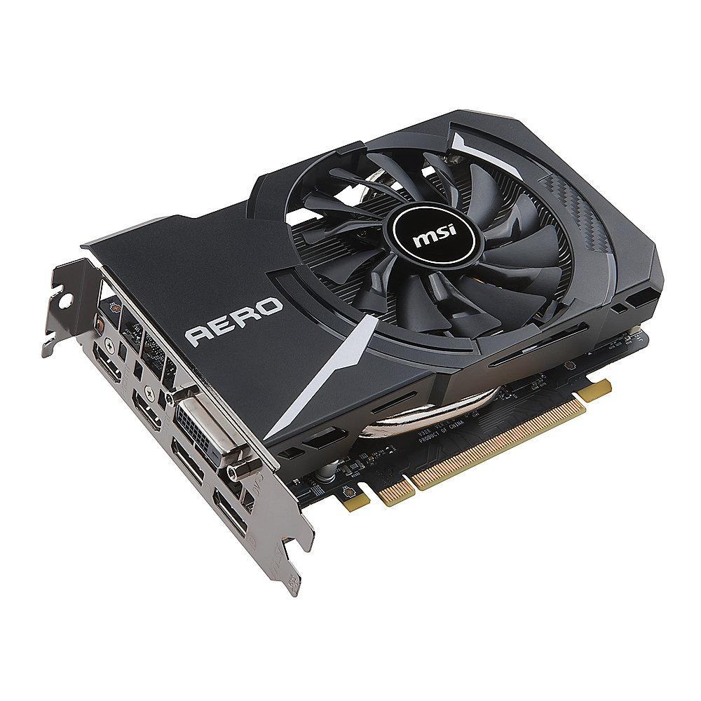 MSI GeForce GTX 1060 Aero ITX 6G OC 6GB GDDR5 Grafikkarte DVI/2xHDMI/2xDP