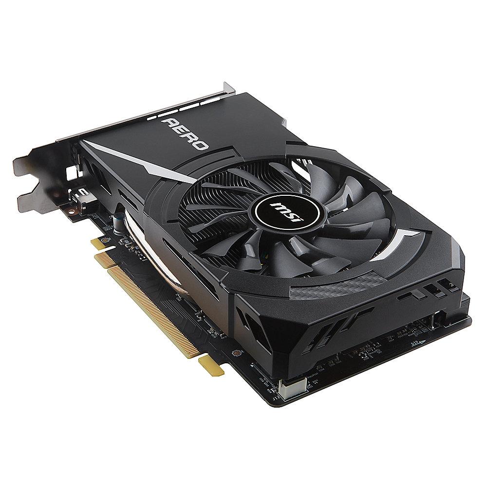 MSI GeForce GTX 1060 Aero ITX 6G OC 6GB GDDR5 Grafikkarte DVI/2xHDMI/2xDP