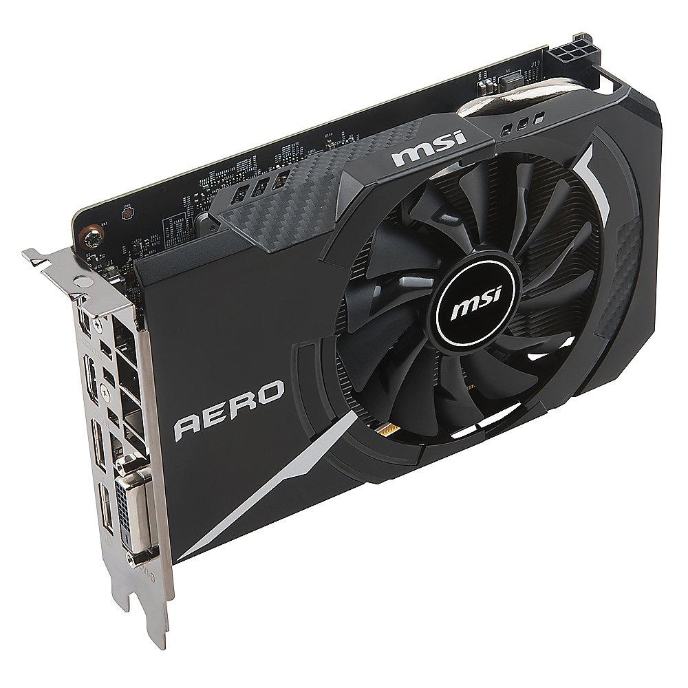 MSI GeForce GTX 1060 Aero ITX 6G OC 6GB GDDR5 Grafikkarte DVI/2xHDMI/2xDP