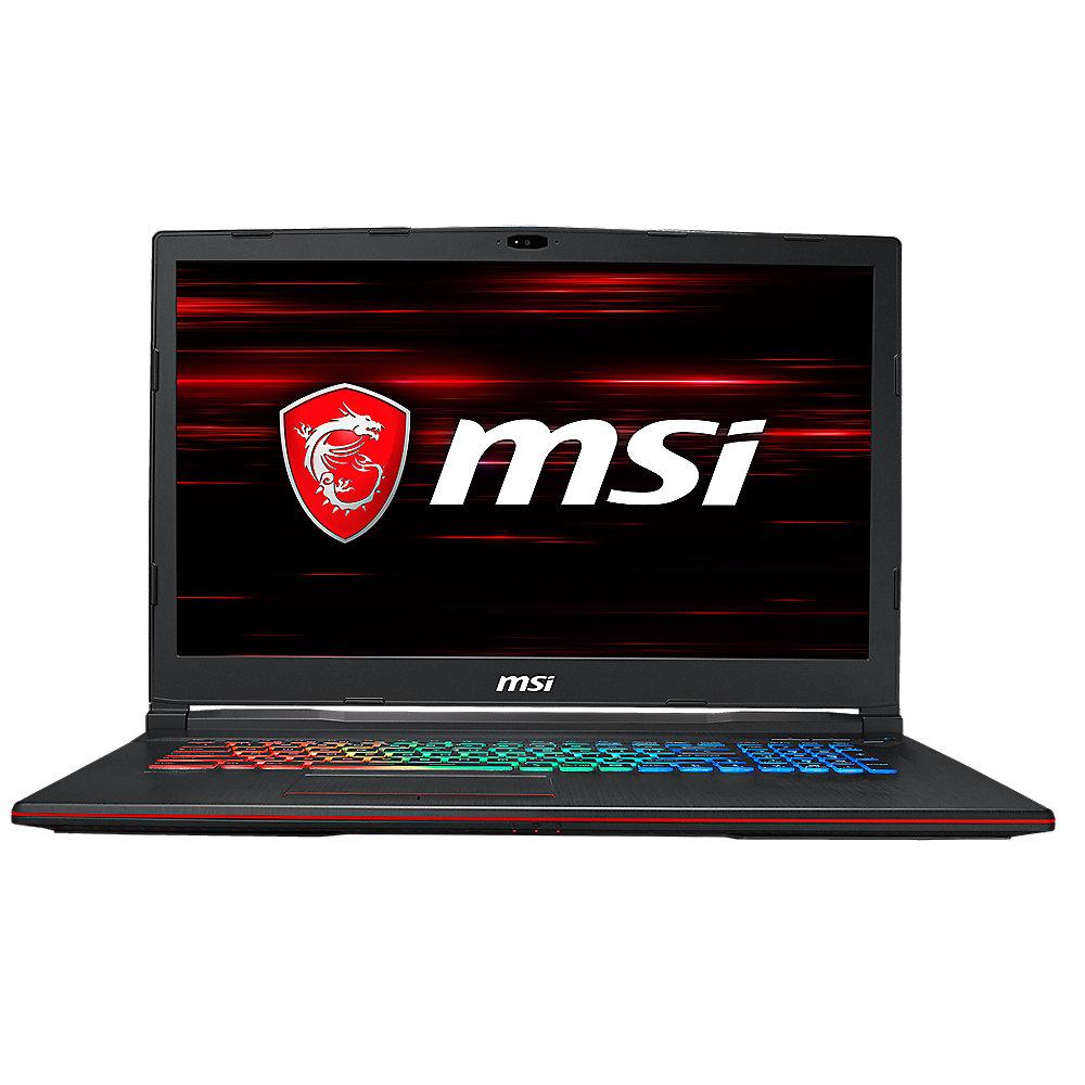 MSI GP73 8RF-656 Leopard 17,3" FHD i7-8750H 16GB/1TB 512GB SSD GTX1070 Win10