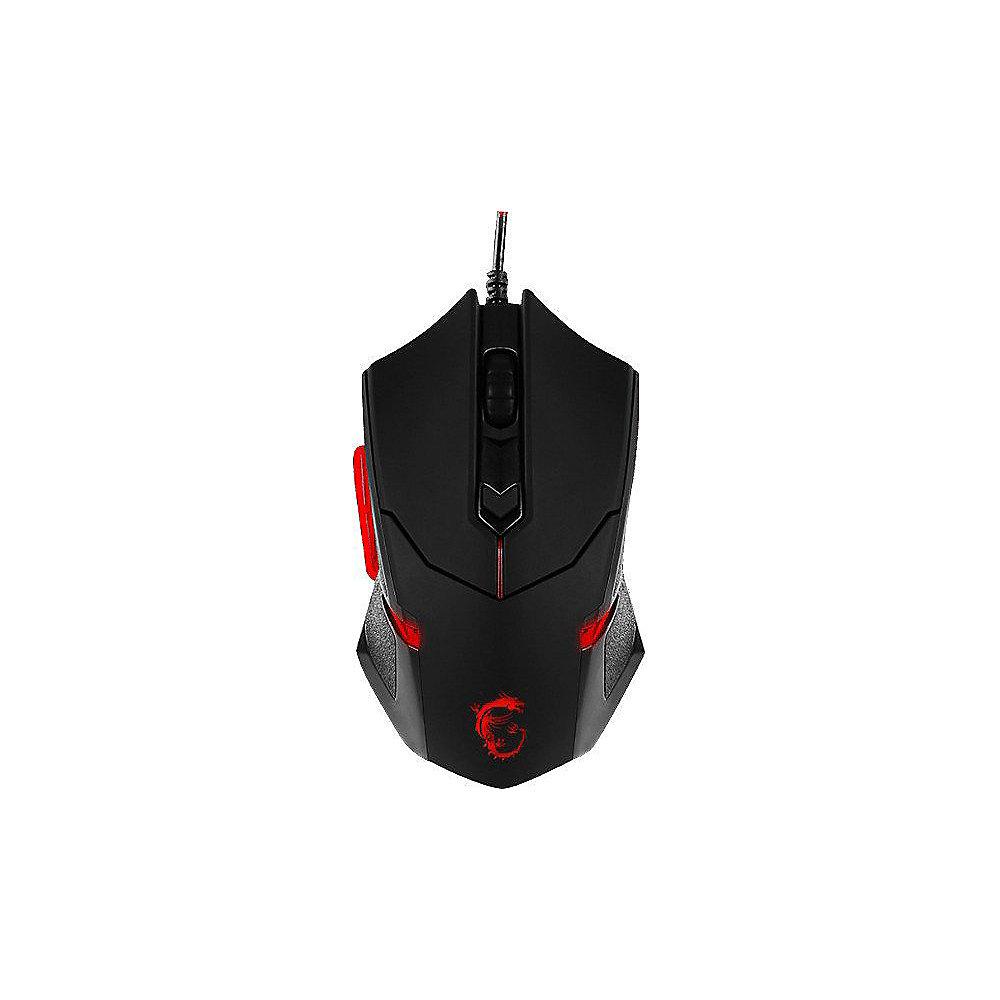 MSI Interceptor DS B1 Gaming Mouse schwarz, USB, MSI, Interceptor, DS, B1, Gaming, Mouse, schwarz, USB