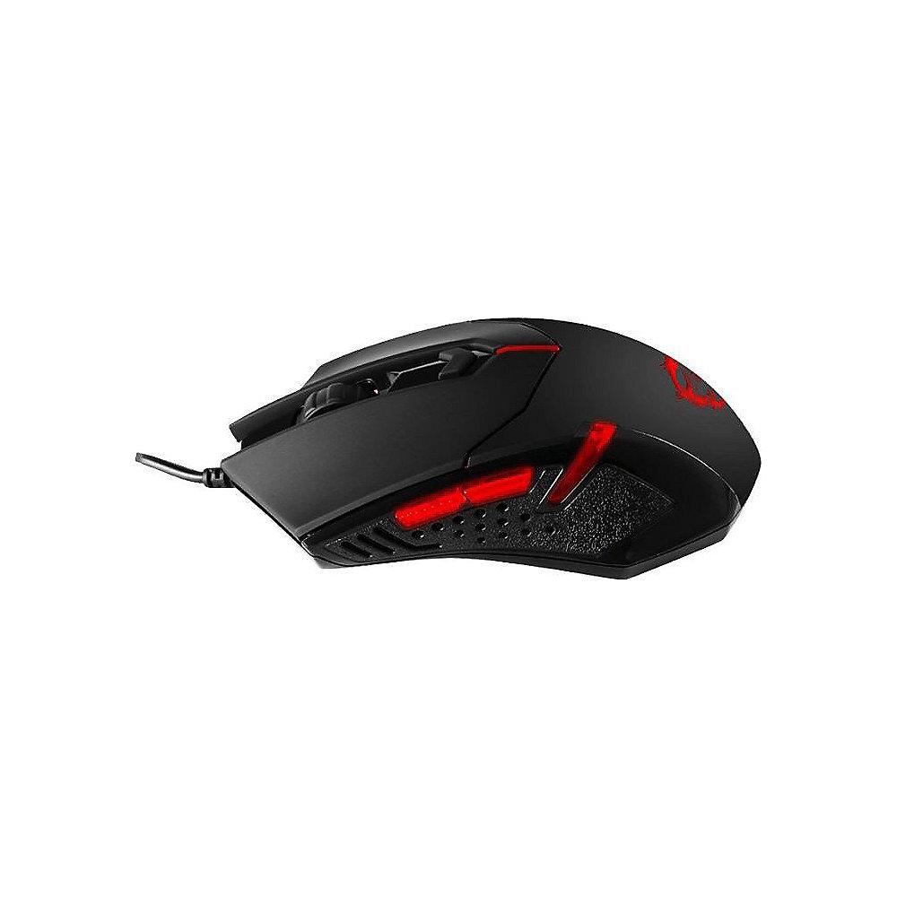 MSI Interceptor DS B1 Gaming Mouse schwarz, USB, MSI, Interceptor, DS, B1, Gaming, Mouse, schwarz, USB