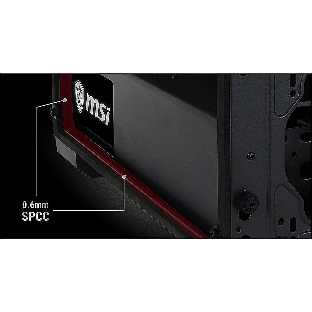 MSI MAG Bunker MIDI Tower Gaming Gehäuse, Echtglas Seitenfenster
