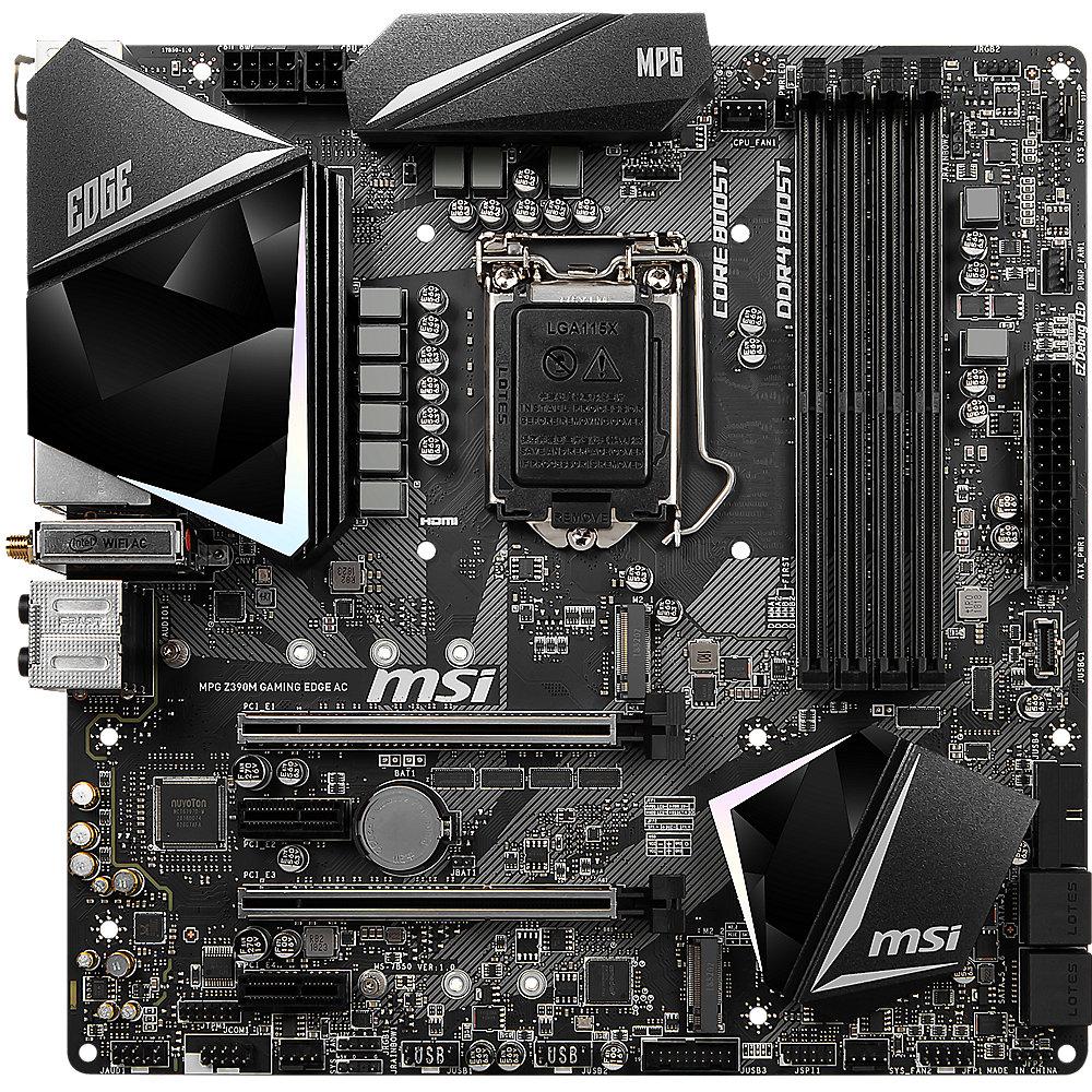 MSI MPG Z390M Gaming Edge AC mATX Mainboard Sockel 1151