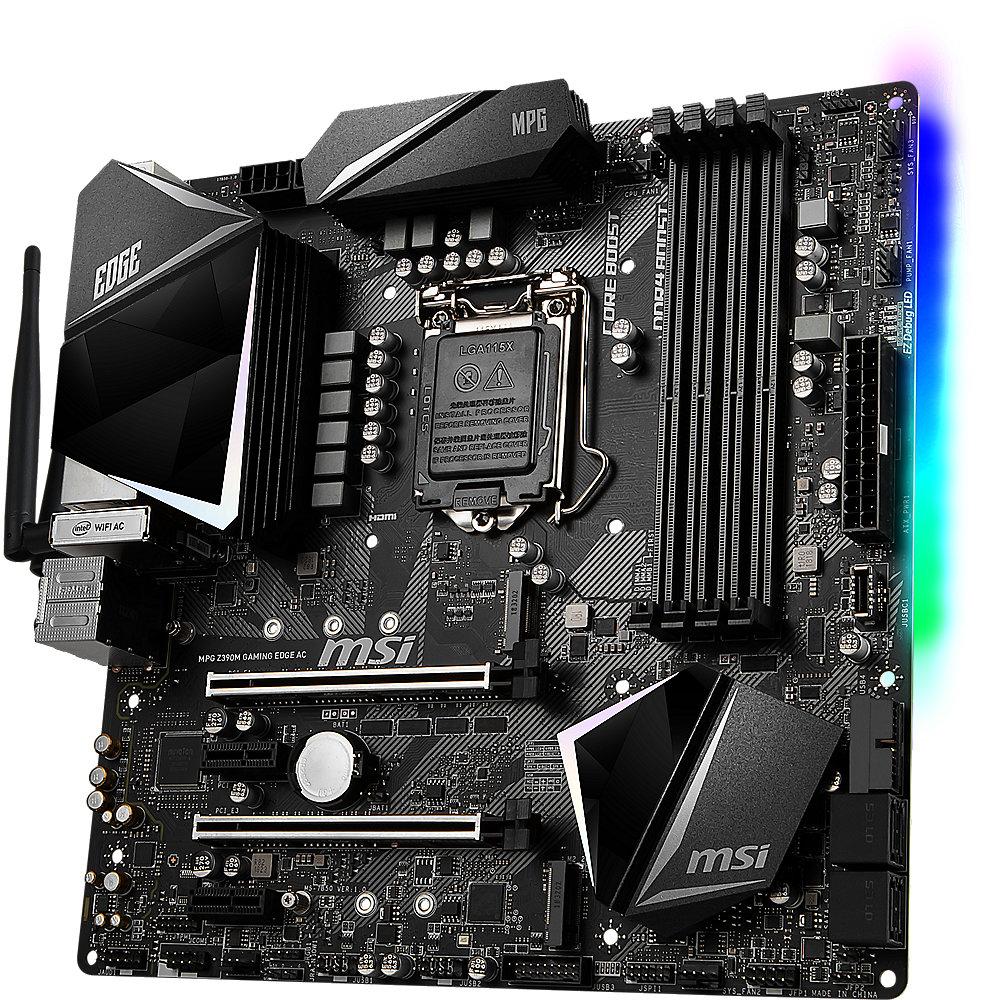 MSI MPG Z390M Gaming Edge AC mATX Mainboard Sockel 1151