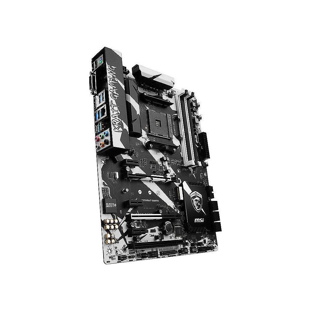 MSI X370 Krait Gaming ATX Mainboard Sockel AM4 SATA600/R/M.2/USB3.1, MSI, X370, Krait, Gaming, ATX, Mainboard, Sockel, AM4, SATA600/R/M.2/USB3.1