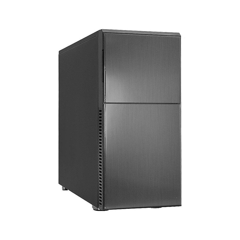 Nanoxia Deep Silence 3 Midi Tower ATX Gehäuse schallgedämmt anthrazit o.NT