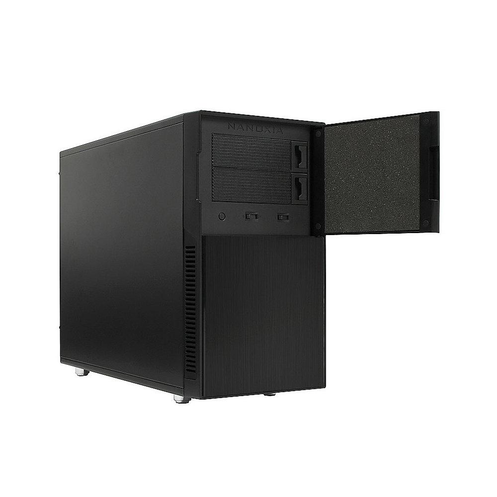 Nanoxia Deep Silence 4 Mini Tower mATX schwarz (ohne Netzteil) Gehäuse