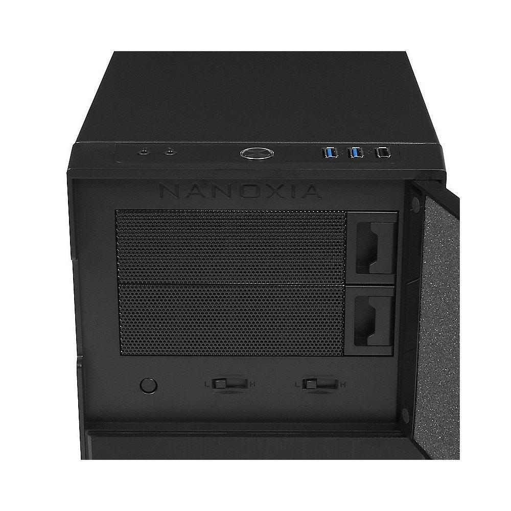 Nanoxia Deep Silence 4 Mini Tower mATX schwarz (ohne Netzteil) Gehäuse, Nanoxia, Deep, Silence, 4, Mini, Tower, mATX, schwarz, ohne, Netzteil, Gehäuse