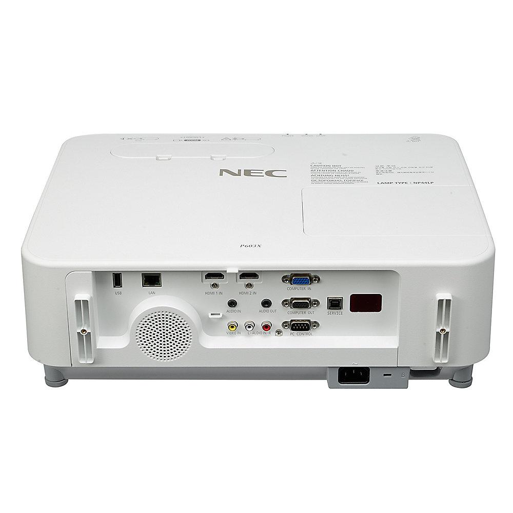 NEC P603X 3LCD XGA Beamer 6000Lumen HDMI/VGA/USB/LAN LS