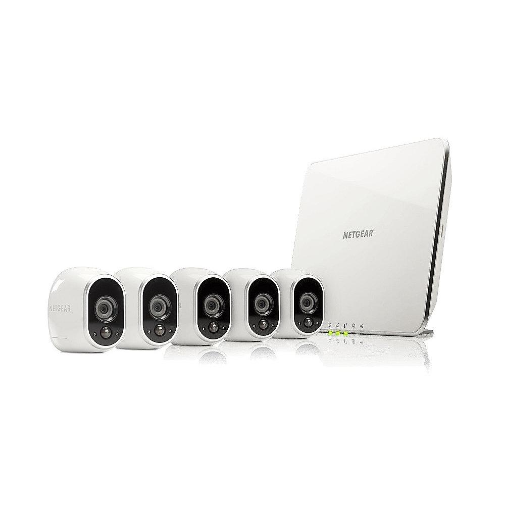 Netgear Arlo-Sicherheitssystem VMS3330 5x Kamera & Basisstation 720p Nachtsicht