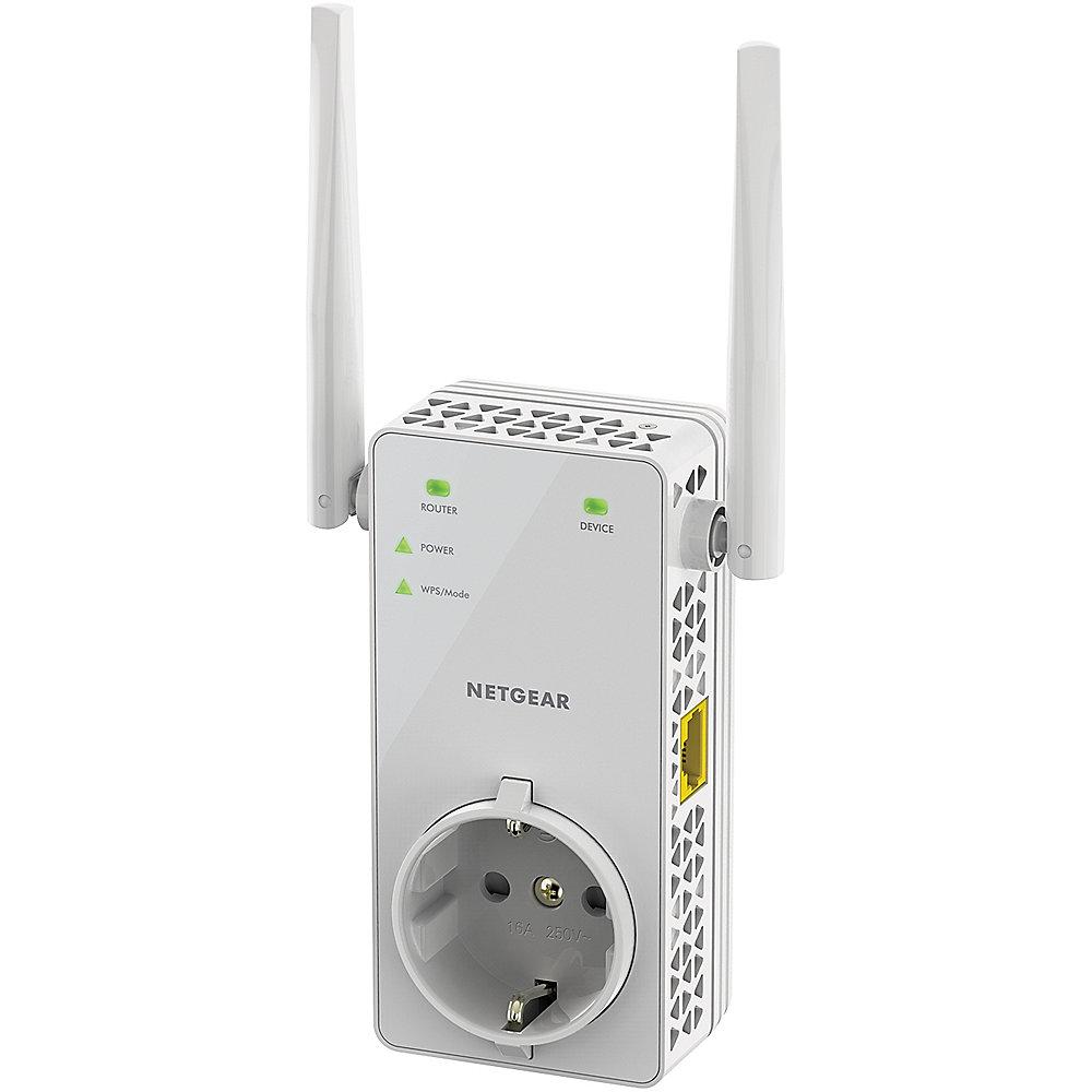 Netgear EX6130 AC1200 WLAN Range Extender mit Steckdose