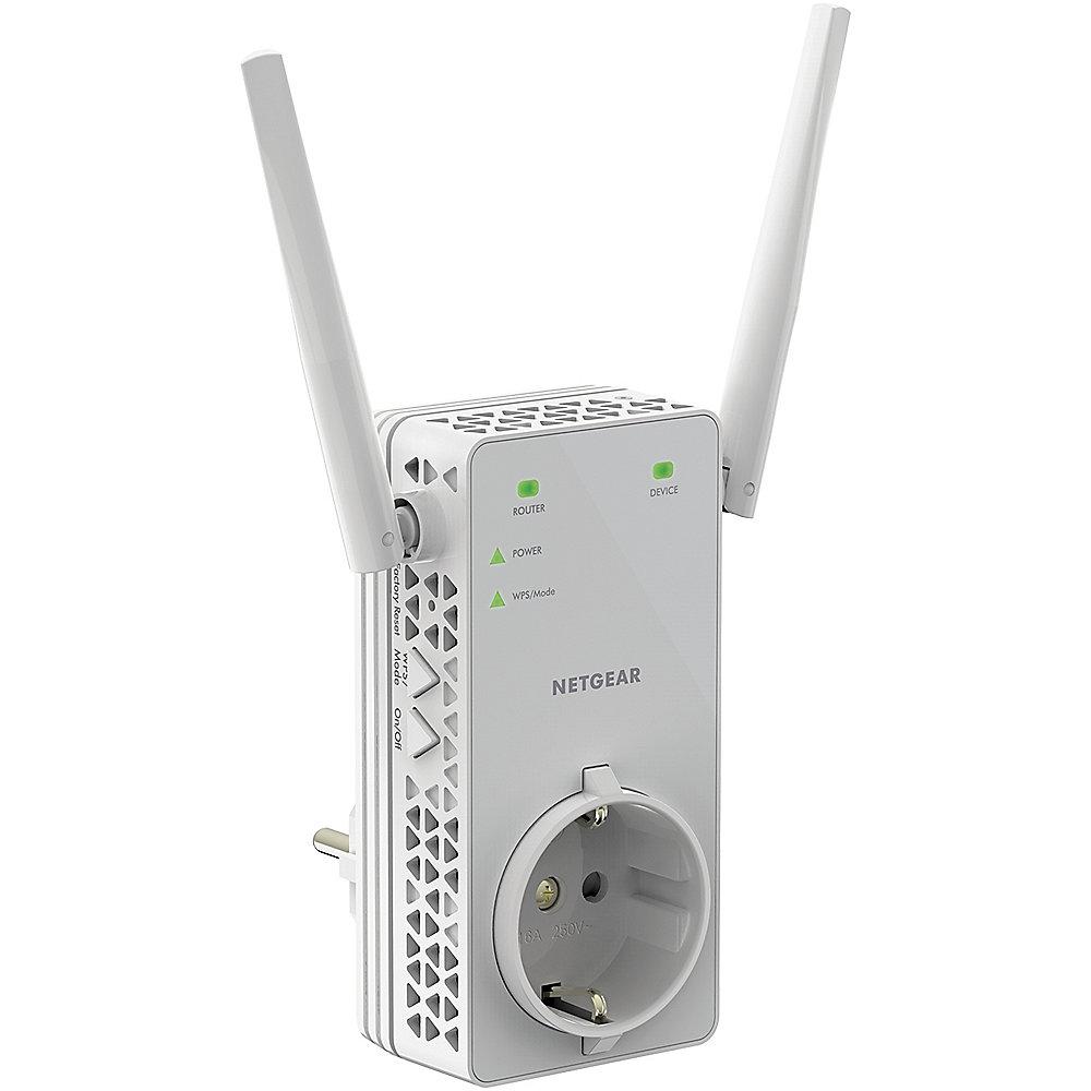 Netgear EX6130 AC1200 WLAN Range Extender mit Steckdose, Netgear, EX6130, AC1200, WLAN, Range, Extender, Steckdose