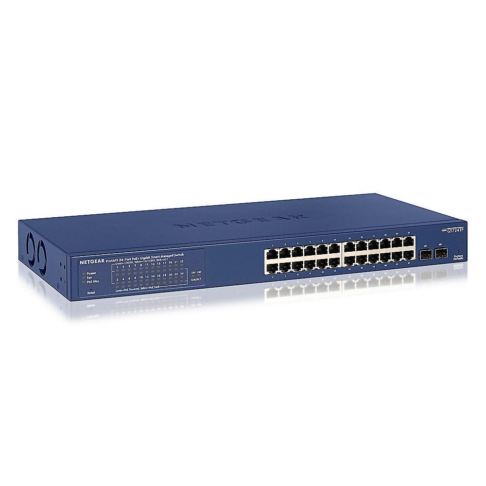 Netgear GS724TPv2 24-Port PoE  Smart Switch (2x SFP)