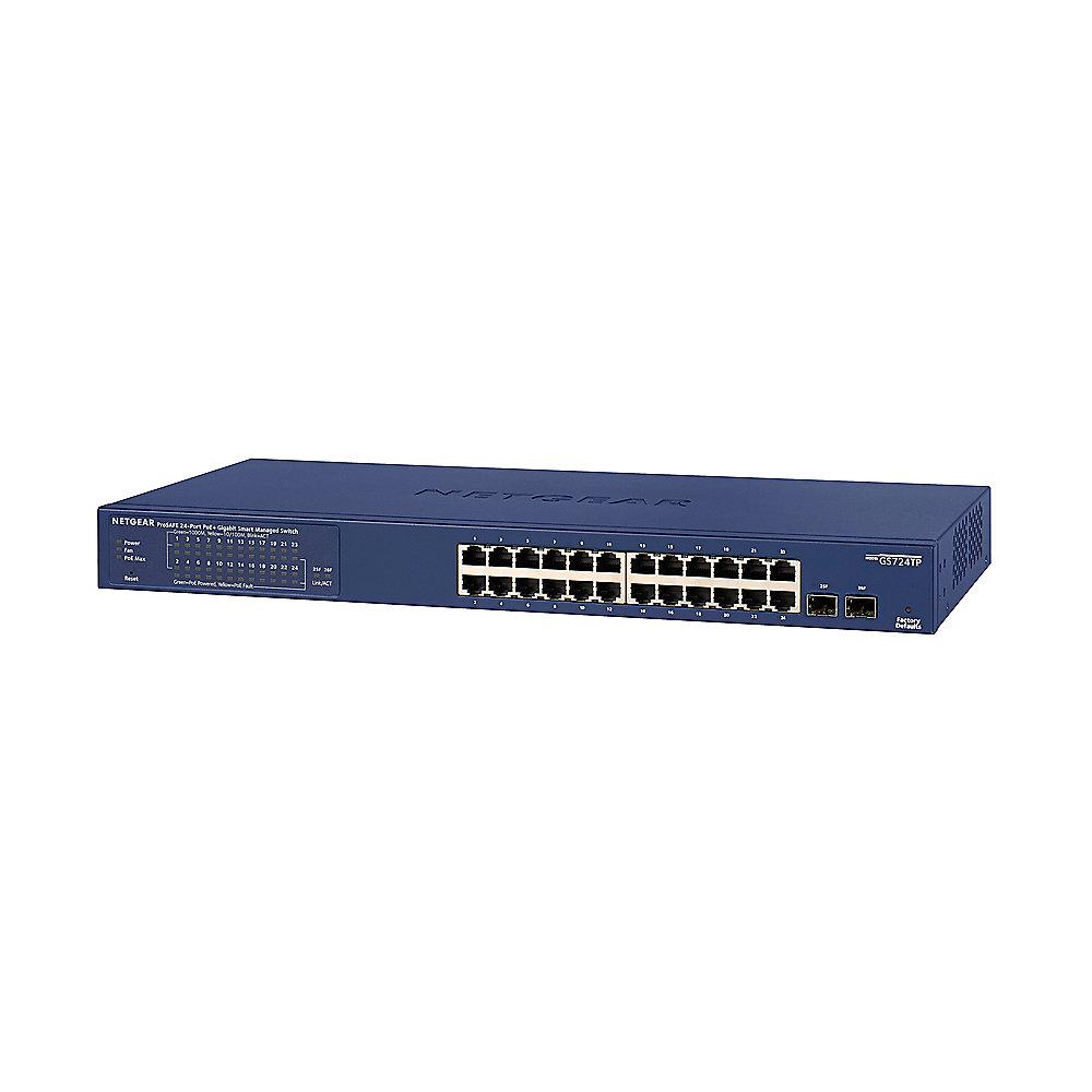 Netgear GS724TPv2 24-Port PoE  Smart Switch (2x SFP)