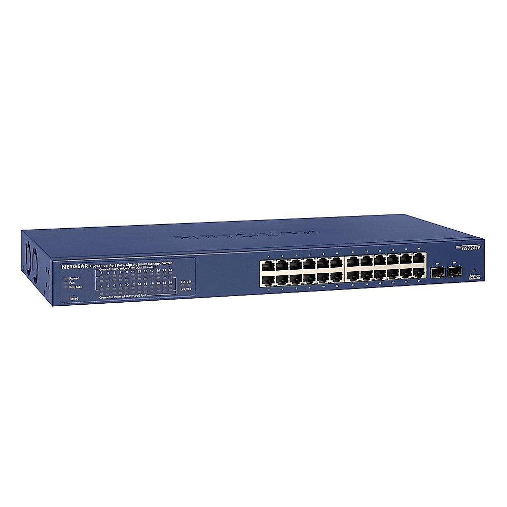 Netgear GS724TPv2 24-Port PoE  Smart Switch (2x SFP)