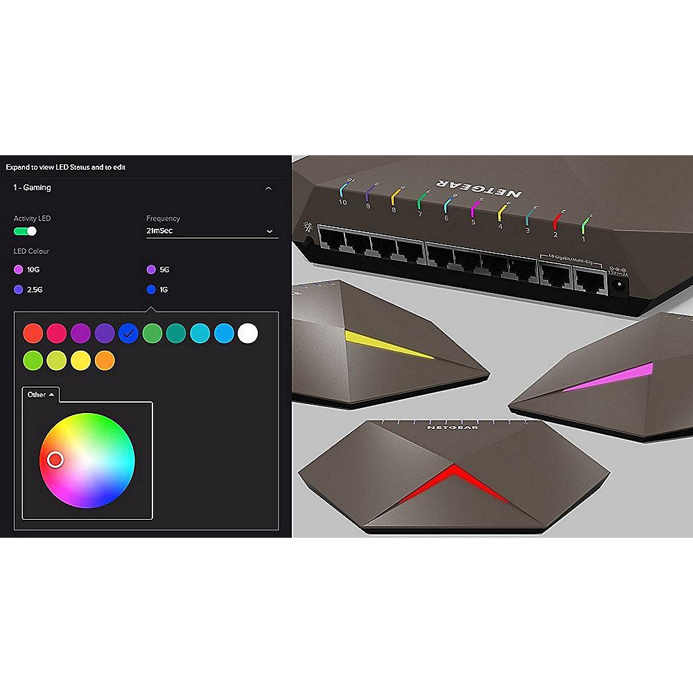 Netgear GS810EMX Nighthawk Pro Gaming SX10 8-Port Gigabit Switch