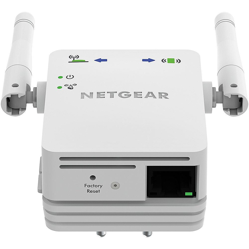Netgear N300 WN3000RPv2 WLAN-n 300MB/s Repeater Wireless LAN Verstärker weiß