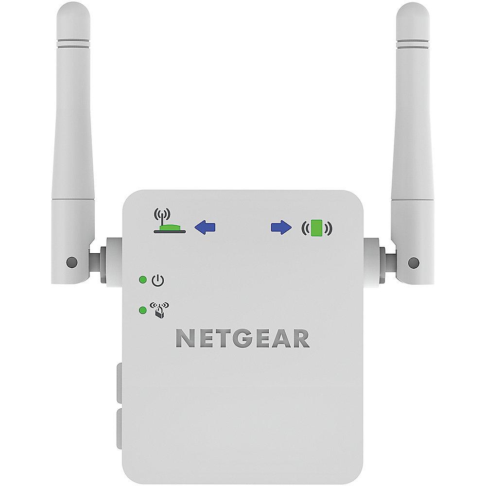 Netgear N300 WN3000RPv2 WLAN-n 300MB/s Repeater Wireless LAN Verstärker weiß