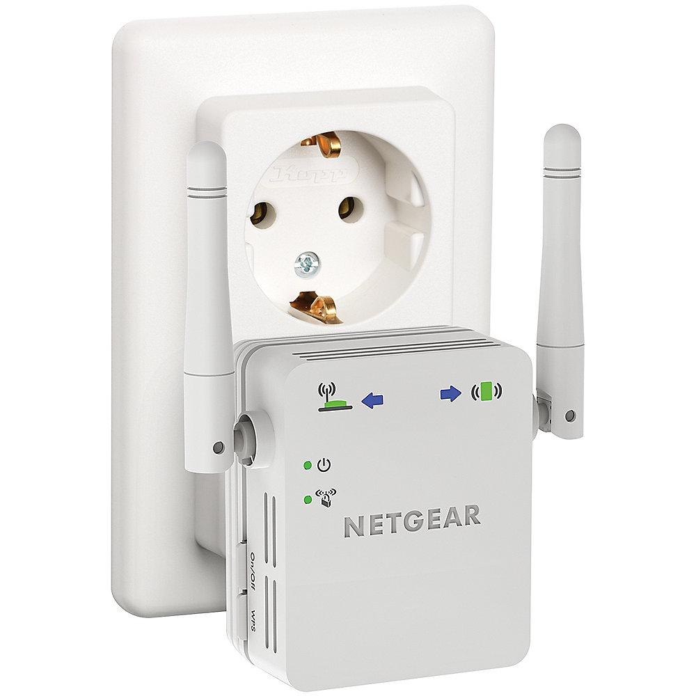 Netgear N300 WN3000RPv2 WLAN-n 300MB/s Repeater Wireless LAN Verstärker weiß