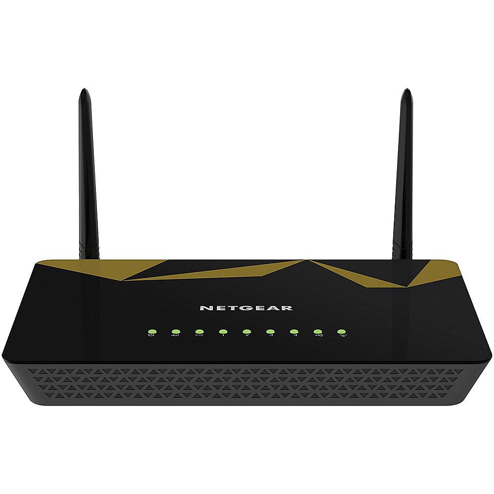 Netgear R6220 AC1200 Smart WLAN Router mit externen Antennen, Netgear, R6220, AC1200, Smart, WLAN, Router, externen, Antennen